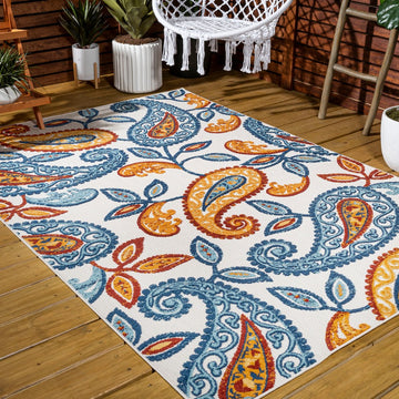 Julien Paisley High-low Indoor/outdoor Area Rug